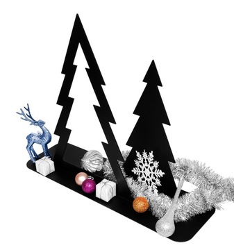 РОЖДЕСТВЕНСКАЯ ЕЛКА, металл ЛОФТ, РОЖДЕСТВЕНСКОЕ украшение, двойное оформление