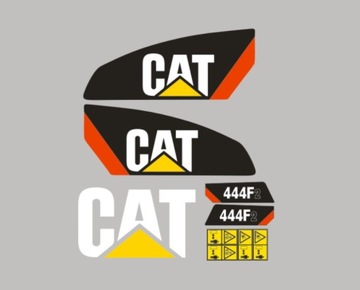 Naklejka oklejenia CAT CATERPILLAR 444F2