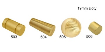 Карниз одинарный BONO золотой 19 мм 200 см