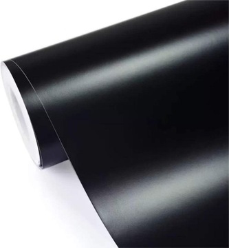MATT BLACK FOIL, самоклеящаяся защитная автомобильная пленка, 100 см.