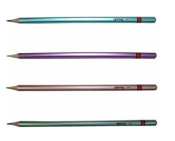 Деревянный карандаш Metallic HB микс цветов ROTRING