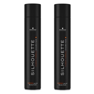 SCHWARZKOPF SILHOUETTE SUPER HOLD HAIRSPRAY 2X750ML MOCNY LAKIER
