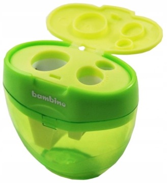 ТРОЙНАЯ ТОЧИЛКА С КОНТЕЙНЕРОМ ДЛЯ СМЕСИ BAMBINO