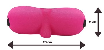 OPASKA MASKA DO SPANIA 3D Z PAMIĘCIĄ WYTŁACZANA