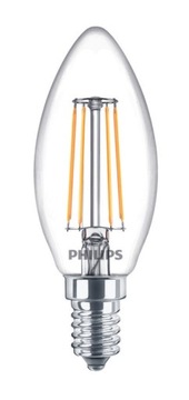 PHILIPS Żarówka LED E14 4,3W = 40W 4000K NEUTRALNA BIAŁA Świeczka 470lm B35