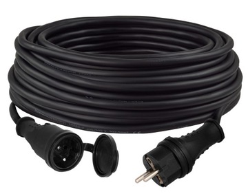 POLSKI PRZEDŁUŻACZ GUMOWY BUDOWLANY 25M 3x2,5 OW 1