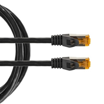 Kabel Ethernet RJ45 LAN kat.6A SFTP LSZH 10m czarn