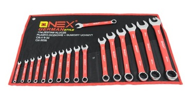 КЛЮЧИ НАКИДНЫЕ 6-32 НАБОР РЕЗИНОВЫХ КЛЮЧЕЙ НАБОР 17 ШТ.