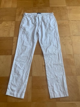 Ralph Lauren _spodnie męskie_chino białe 36/34