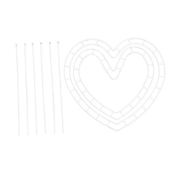 Рамка для венка, цветочная композиция венок, образующая форму сердца для нового