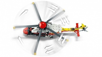 Технические блоки 42145 Спасательный вертолет Airbus H175