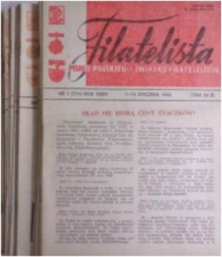 Filatelista nr 1-21,23,24 z 1986 roku