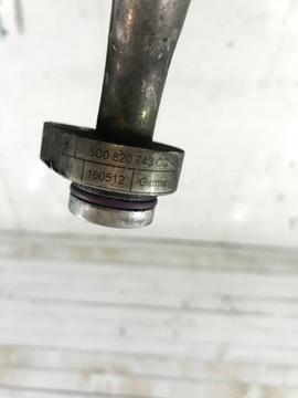 PŘÍVOD KLIMATIZACE PASSAT B7 3C0820743CC PALCŮ !