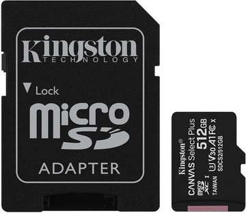 Kingston Canvas Select Plus 100R A1 micSDXC 512GB