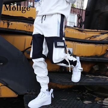 Joggers Cargo Pants for Men Casual Hip Hop Hit Col
