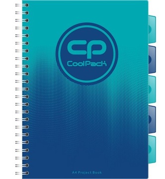 COOLPACK ZESZYT GRADIENT KOŁOZESZYT A4 OCEAN