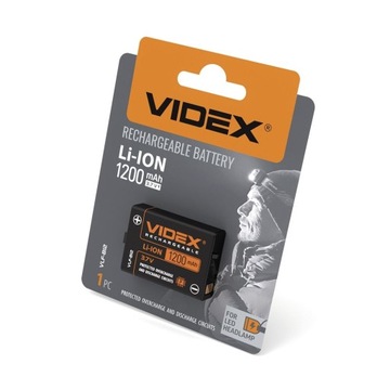 AKUMULATOR LITOWO-JONOWY Dla Latarek Czołowych Videx VLF-H075C VLF-H055D