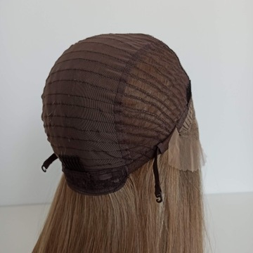Светло-коричневый парик LACE FRONT + 2 БЕСПЛАТНЫЕ шапочки