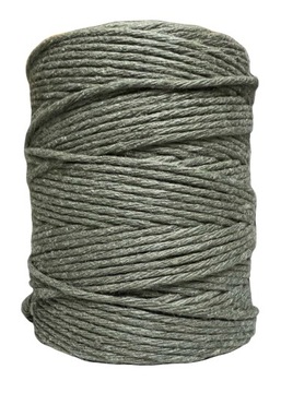 Sznurek Bawełniany do Makramy Khaki 150m 2mm