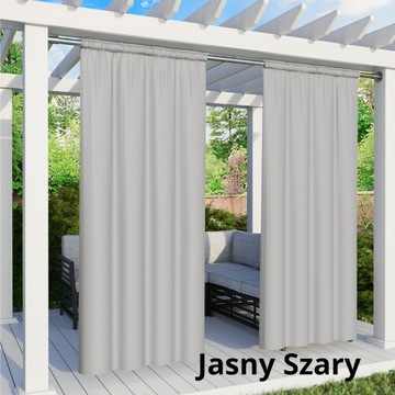 ВОДОНЕПРОНИЦАЕМЫЕ САДОВЫЕ ШТОРЫ 155х180 ДЛЯ ТЕРРАСЫ С НАРУЖНЫМ ТУННЕЛЕМ