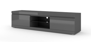 NET 180 подвесной, стоячий, графитовый шкаф под телевизор и комод