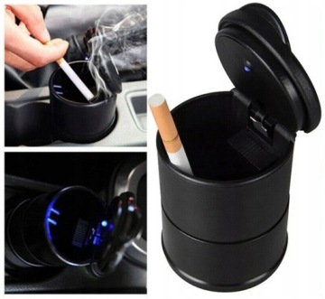 ПЕПЕЛЬНИЦА ДЛЯ АВТОМОБИЛЯ СВЕТОДИОДНАЯ МУСОРНАЯ КОРЗИНА ВМЕСТО ЧАШКИ