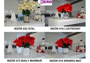 Рождественский горшок SHINY GOLD 26 см для больших цветов и маленькой елки