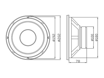 Динамик BLOW B-200 8 Ом