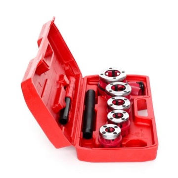 РЕЗЬБОТРЕЗЧИК С ХРАПОВИКОМ ДЛЯ ТРУБ РУЧНАЯ МАТРИЦА, 6 ЭЛЕМЕНТОВ, КОРПУС