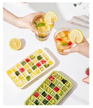 БОЛЬШОЙ КОНТЕЙНЕР ДЛЯ ИЗГОТОВЛЕНИЯ КУБИКОВ ЛЬДА ФОРМОВКА ДЛЯ ЛЬДА CUBE MAKER 64 ШТ. XXL