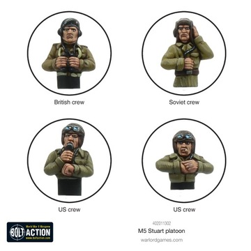 BOLT ACTION Взвод M5 Стюарт