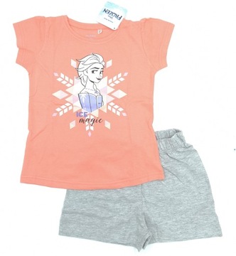 FROZEN Kraina Lodu Piżama roz. 122 krótki rękaw