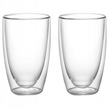 SZKLANKA TERMICZNA IKEA PASSERAD 2 SZT 450ML DO CAPPUCCINO CAFFE LATTE