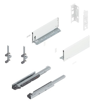 Szuflada BLUM LEGRABOX (K) 40kg L-350 Biała