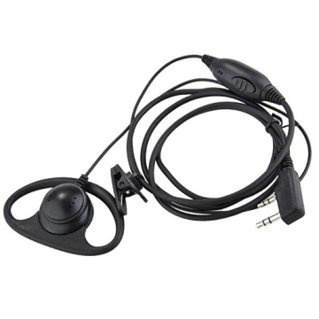 2 Pin PTT Два наушника гарнитуры MIC совместимы с Baofeng
