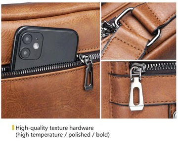 WAGON Мужская сумка через плечо MESSAGE винтажная стильная сумочка