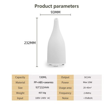 Диффузор AROMA CERAMIC ECO, без пластика, керамика