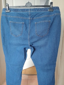spodnie dżins jeggins strecz c&a 50 rurki