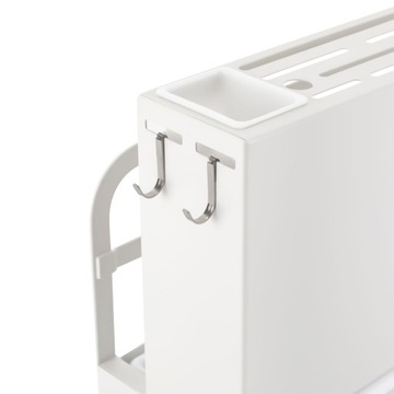 ŚCIENNY STOjak NA NOŻE DO PRZECHOWYWANIA NOŻY BIAŁY