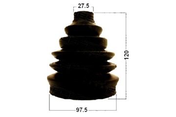 FEBEST НАРУЖНАЯ КРЫШКА ШРУСОВ VOLVO S80 2007-