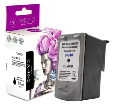 Tusz INKDIGO TUV CANON PG40 XL MX310 MP210 MP220