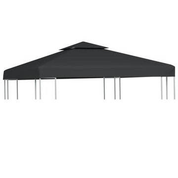 ZADASZENIE ALTANY OGRODOWEJ, 310 G/M², CIEMNOSZARY