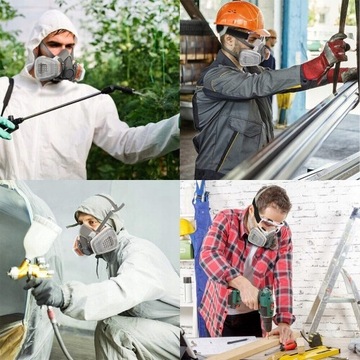 Полумаска 3M Paint Mask 6200 НАБОР