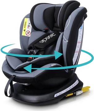 REECLE FOTELIK 0-36 KG ISOFIX OBROTOWY 360 ST