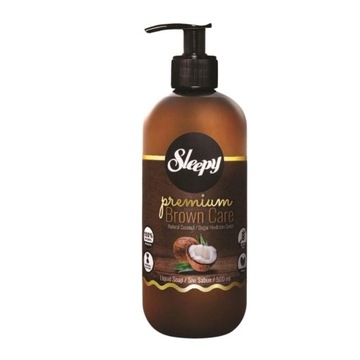 Жидкое мыло Sleepy Premium Brown Care аргана, миндаль, кокос 500мл