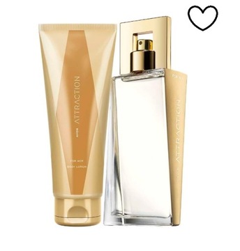 Avon Zestaw Kosmetyków Damskich Attraction Balsam Perfum 50ml Dla Mamy