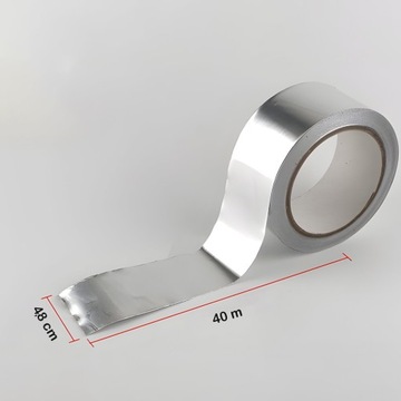 TAŚMA NAPRAWCZA DUCT TAPE ZBROJONA SREBRNA MOCNA 4,8 CM x 40 M WODOODPORNA