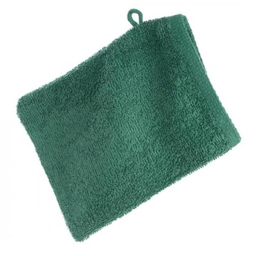 Ręcznik myjka Gładki 1 16x21 zielony ciemny 400g/m