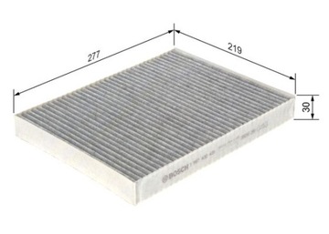 BOSCH 1 987 432 431 FILTR VENTILACE PROSTORU