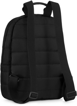 Рюкзак женский городской, стеганый, черный, элегантный, вместительный рюкзак ZAGATTO